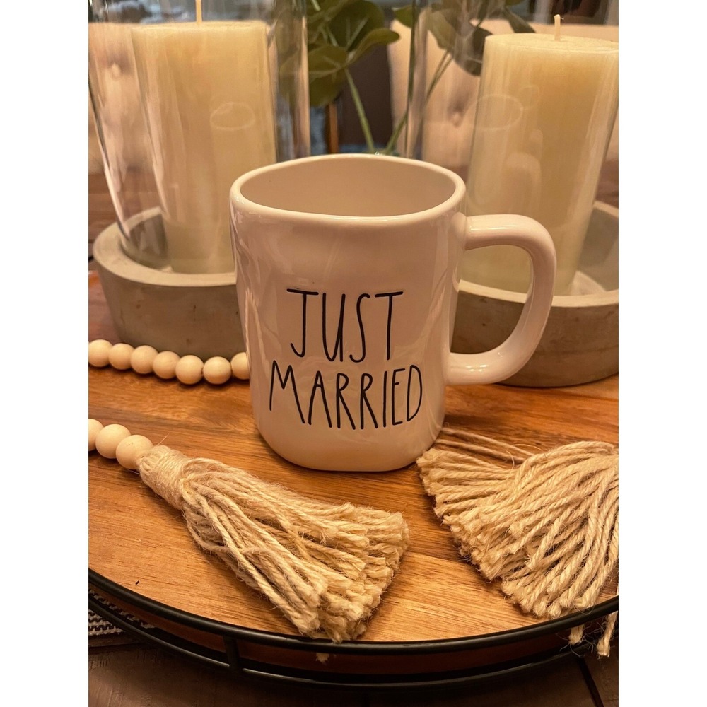 Rae Dunn Wedding Gift Anniversary Just Married Coffee Tea
